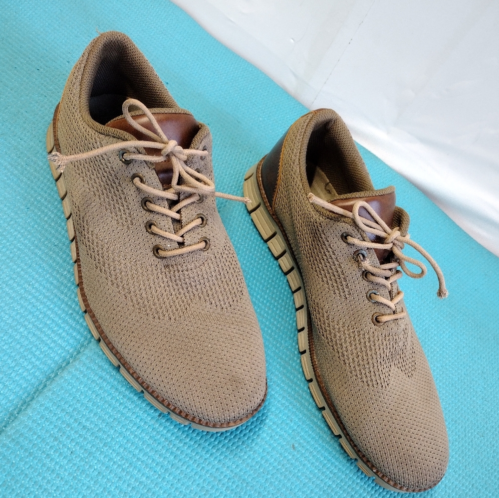 Deer Stags Berger Men's Memory Foam Sneaker Shoes Taupe 10M
